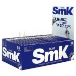 Pachet cu 60 de foite albe pentru rulat tutun cu colturi taiate SMK Blue Cut Corner